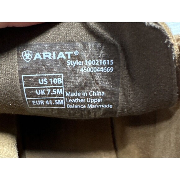 Ariat Women’s Cruiser Lace Up Booties Chukka Mocassin Suede Dirty Taupe Sz 10B - Picture 11 of 13